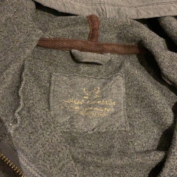 EUC Jacob Connexion Full Zip Grey Hoodie - size XL - Picture 6 of 16